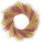 Celebrate the Season with Our 26" Faux Boho Pampas Grass Wreath: A Festive Front Door Statement Piece